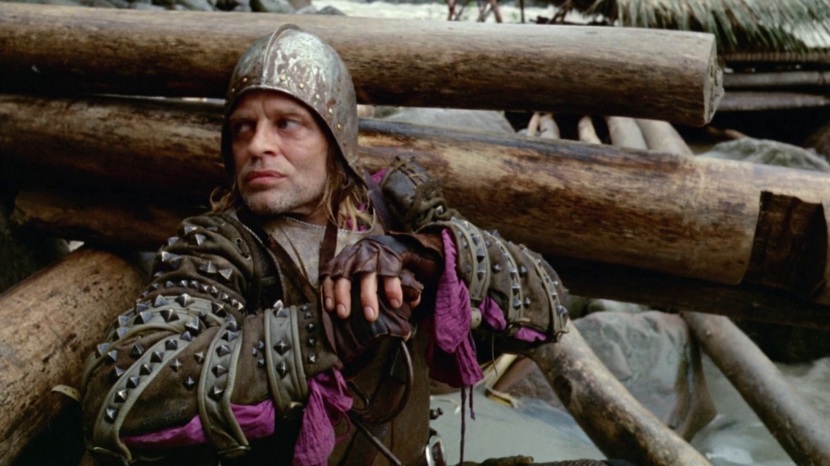 Klaus Kinski en la piel de Lope de Aguirre en la película de Wener Herzog
