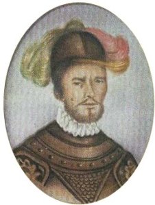 Retrato de Pedro de Ursúa. Miniatura del siglo XVI